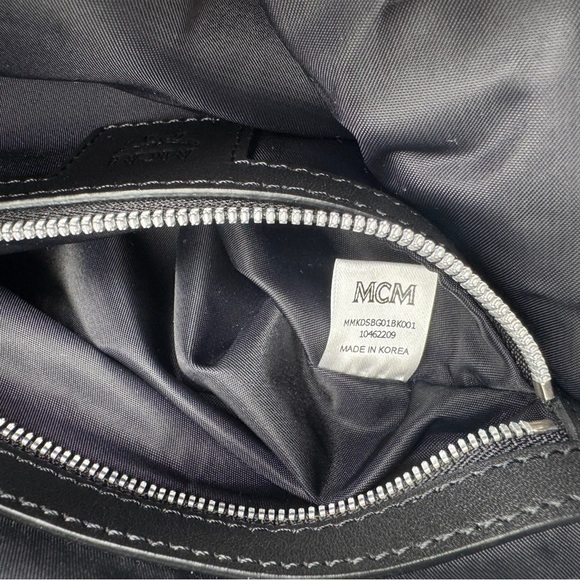 MCM Brandenburg Backpack in Cubic Jacquard Nylon - Picture 10 of 12